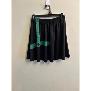 Anime green black skirt XL